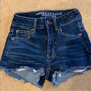 American Eagle High-Waisted Denim Shorts